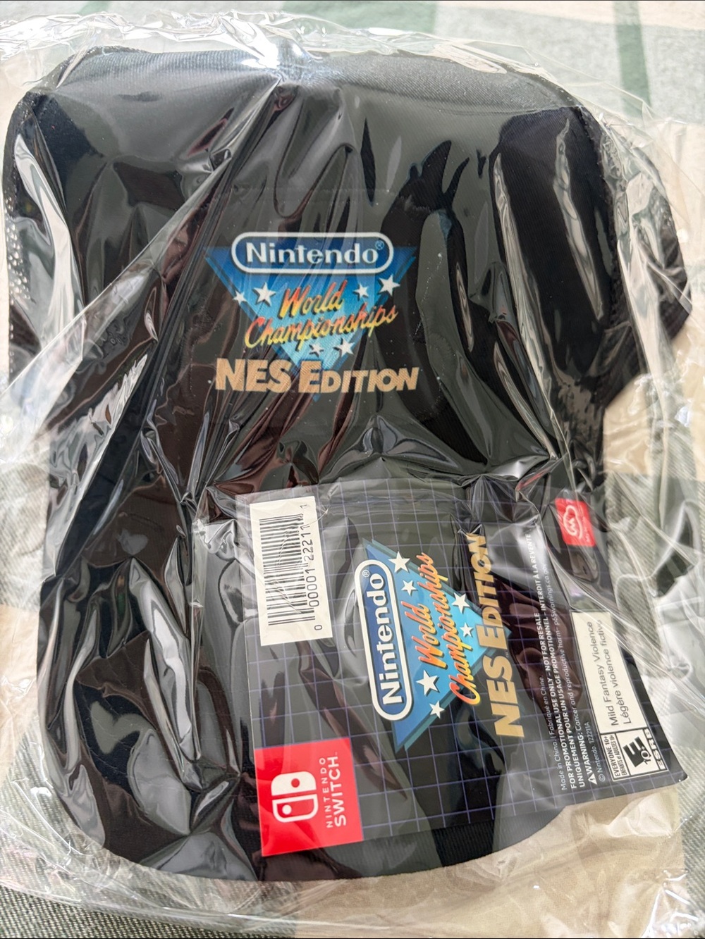 Nintendo World Championships NES Edition Black Trucker Hat